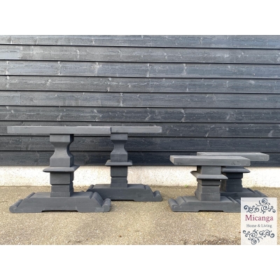 Onderstel ZWART set voor salon en eettafel - Amsterdam Onderstel ZWART set voor salon en eettafel - Amsterdam